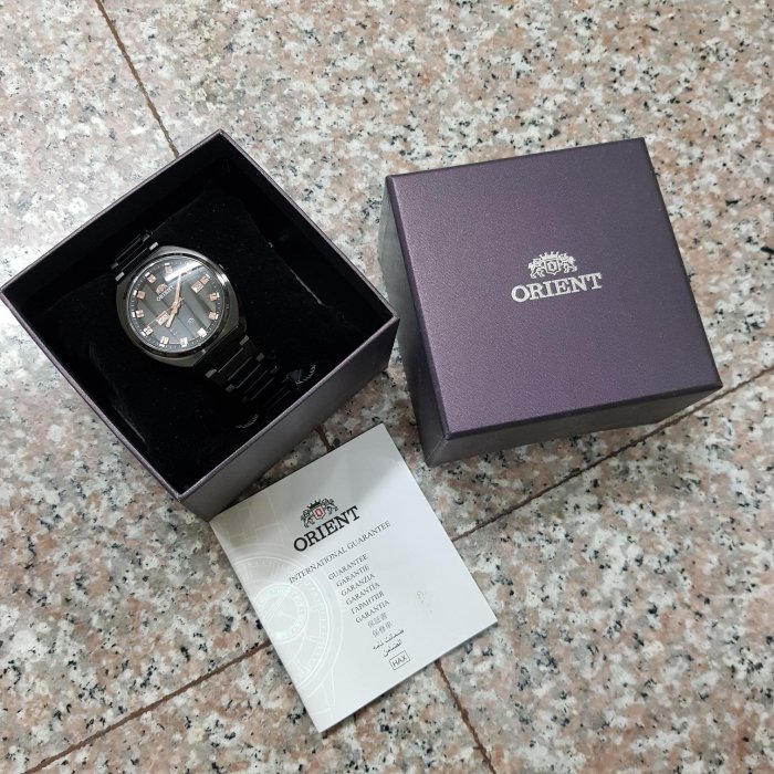 展示錶釋出買到賺到☆40mm大錶徑☆ORIENT☆藍寶石鏡面☆玫瑰金配色 日本錶 石英錶 漂亮