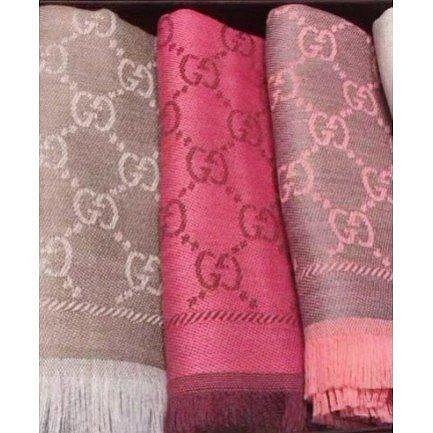 GUCCI 羊毛圍巾 大披肩 100% wool scarf GG133483 大GG 多色 現貨