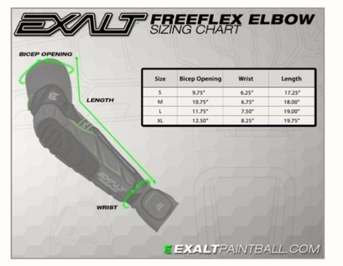 [三角戰略漆彈] EXALT FLEX ELBOW PADS 護肘 - 黑 (漆彈槍,生存裝備,護具,人身部品)