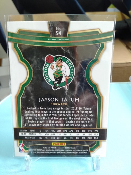 19 Panini select tatum