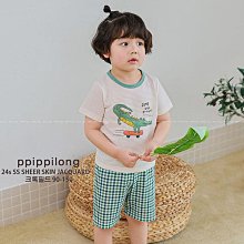 90~150 ♥套裝(GREEN) PPIPPILONG-2家居服 24夏季 PPI240422-007『韓爸有衣正韓國童裝』~預購