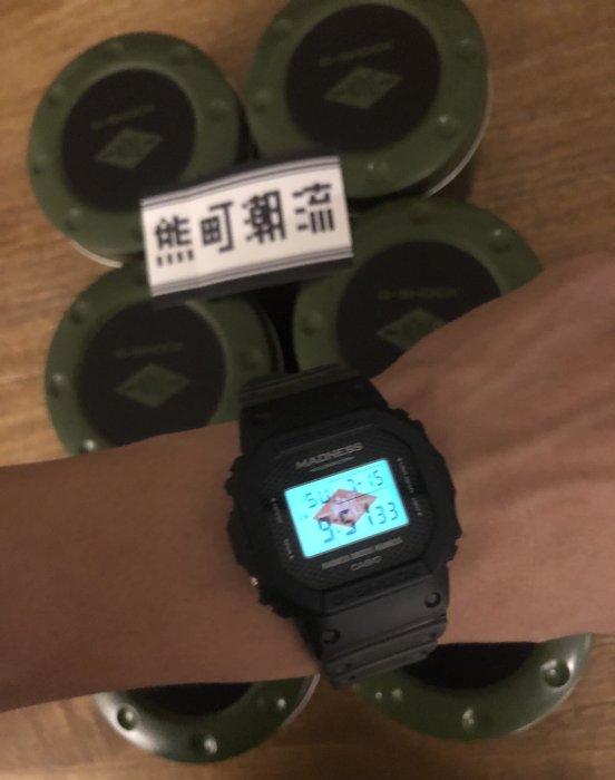 全新正品 MADNESS x G-SHOCK 手錶 DW-5000C 聯名款