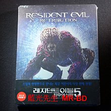 [藍光BD] - 惡靈古堡V：天譴日 Resident Evil V : Retribution 限定鐵盒B版