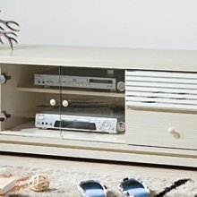[家事達] 台灣OA-907-4甲古文 -白桃木5尺 電視櫃 特價 已組裝 高櫃 視聽櫃