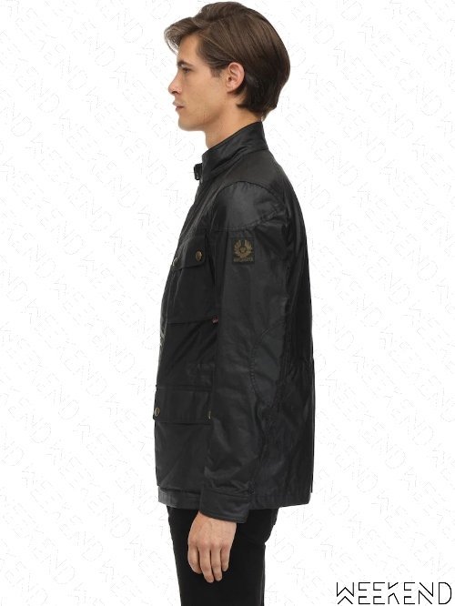 【WEEKEND】 BELSTAFF Fieldmaster 貝克漢 復古 哈雷 重機 外套 夾克 黑色