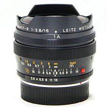 『永佳懷舊』萊卡 LEICA Fisheye-Elmarit-R 16mm F2.8 no.2817092 ~中古品~