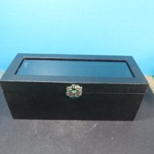 【競標網】漂亮玻璃面(花色)黑皮珠寶手鐲收納盒10*24cm10格(天天超低價起標、價高得標、限量一件、標到賺到)