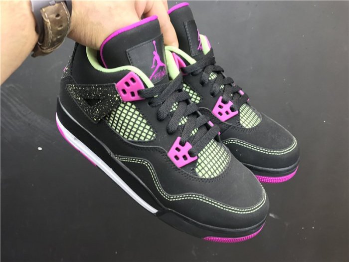 Air Jordan 4 GS “Fuchsia” 黑紫 經典 潮流 休閒運動籃球鞋 男鞋 705344-027