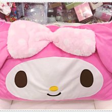 小花花日本精品♥ Hello Kitty  美樂蒂  抱枕枕頭 造型枕  桃色大臉 12329700