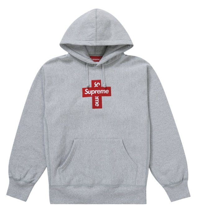 全新正品現貨在台Supreme 20FW Cross Box Logo Hooded 刺繡Bogo 十字架