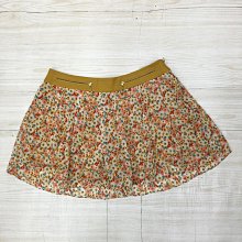 【愛莎＆嵐】DITA 女 黃棕色印花褲裙 / M 11304 11