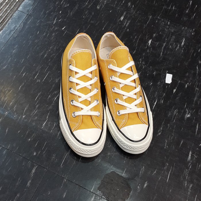 Converse All Star 70s 1970s 三星標 黃色 芥末黃 帆布 低筒 復刻 162063C