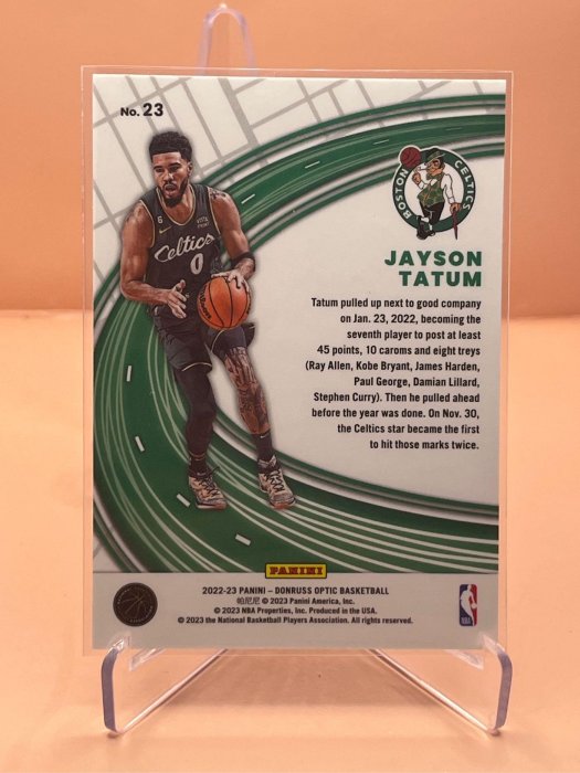 NBA球員卡 DONRUSS optic basketball Jayson Tatum  2022-23