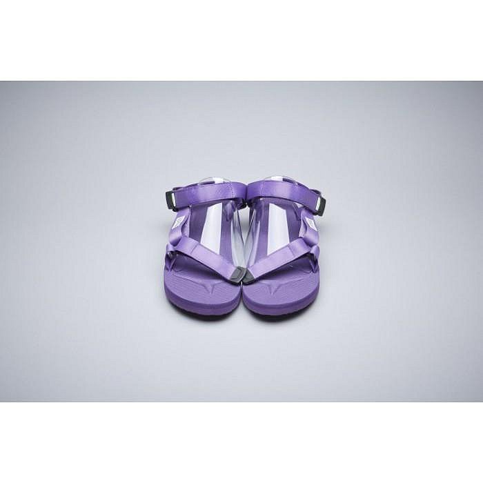 SUICOKE DEPA-CAB 022 紫色 抗菌鞋床 尼龍 魔鬼氈 休閒涼鞋【SK19022CABPU】