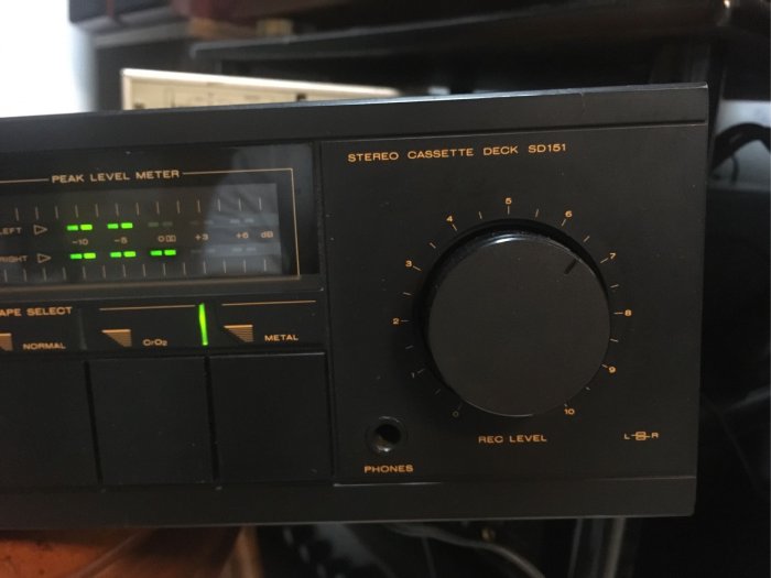 「二手單卡帶座機」Marantz 馬蘭士 SD151 音響單卡帶主機