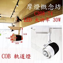 【C308-74】 LED 大功率  30W軌道燈~居家裝潢 餐廳設計 室內設計~
