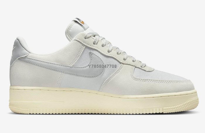 NIKE AIR FORCE 1 Certified Fresh骨白奶油底 拼接 休閒百搭板鞋DO9801100男鞋[上井正品折扣店]