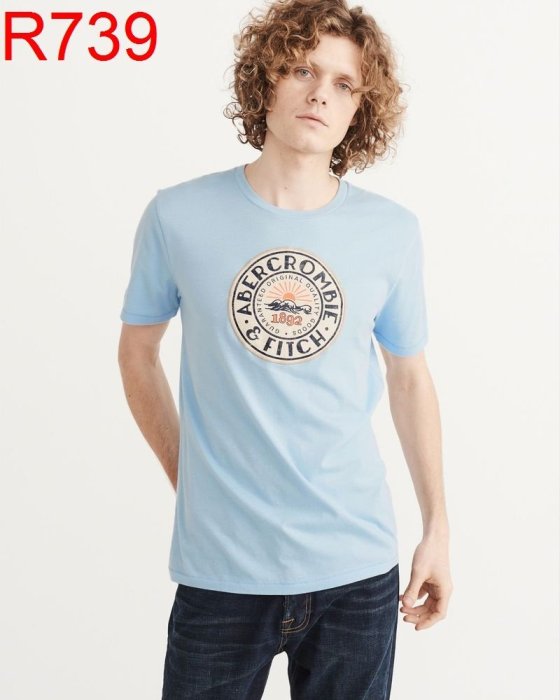 【西寧鹿】AF a&f Abercrombie & Fitch HCO  T-SHIRT 絕對真貨 可面交 R739