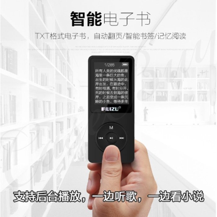 (台灣現貨 當天出貨) 內建8G HiFi優質音效 MP3多功能影音播放器 MP3音樂播放器 隨身聽