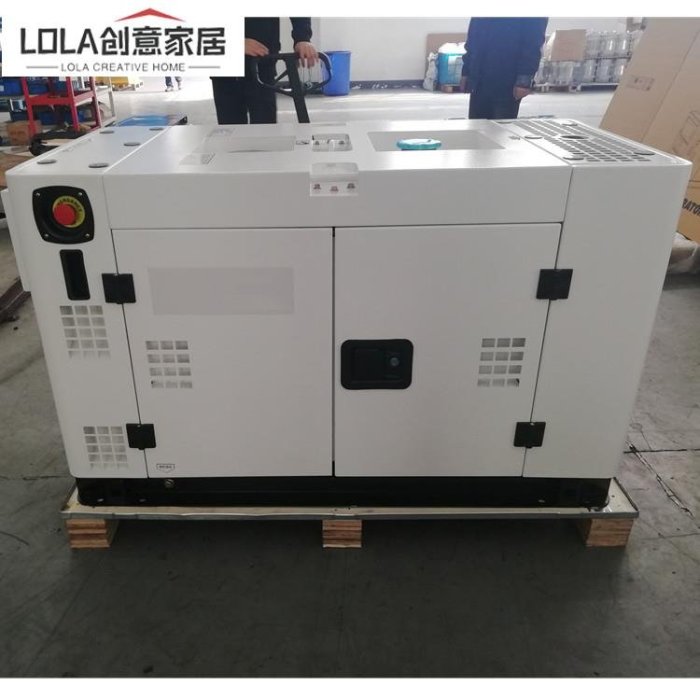 免運-10kva/12kva/15kva柴油發電機 風冷小型柴油發電機220V-LOLA創意家居