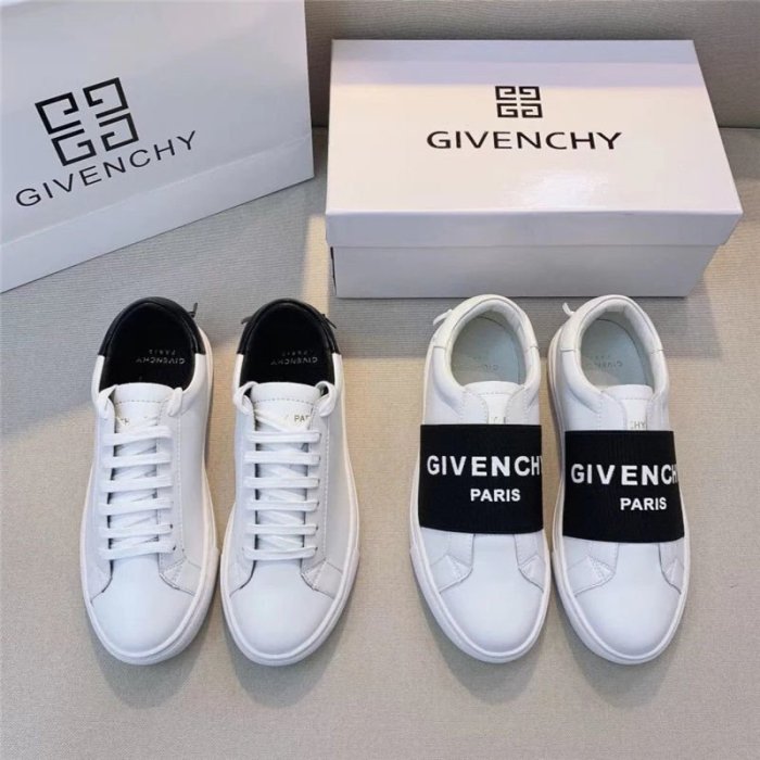 【MOMO全球購】GIVENCHY 春秋款紀梵小白鞋經典百搭男女款休閑運動學生平底鞋