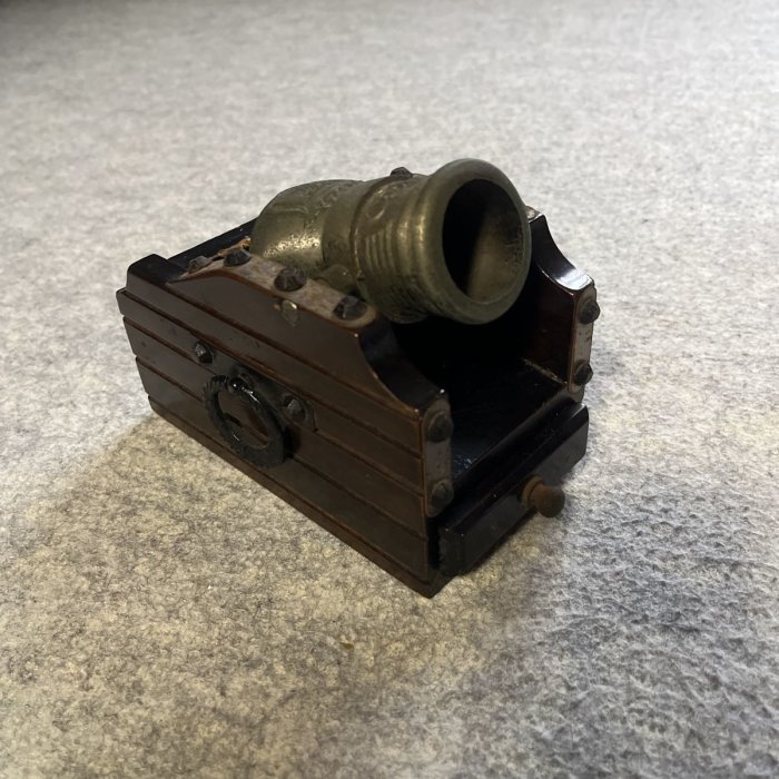 日本 早期 大砲造型 擺件