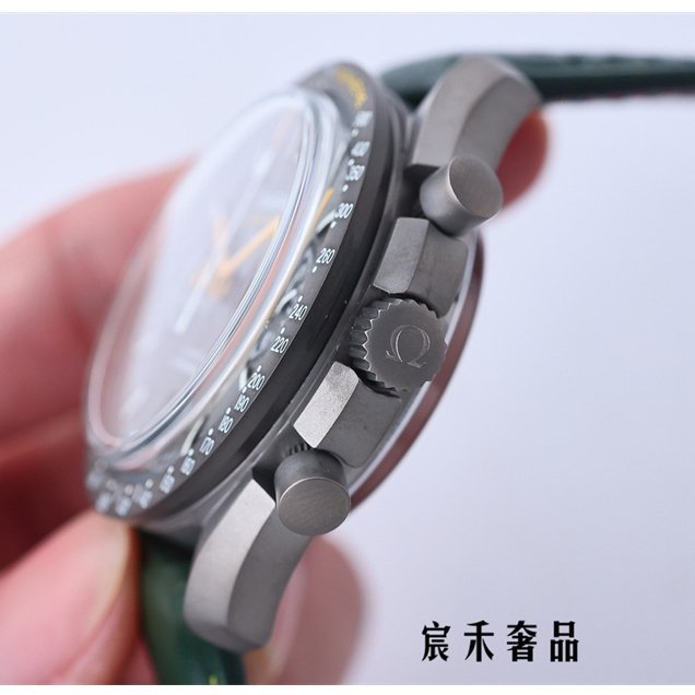 99新 二手 OMEGA 歐米茄 新品歐米茄 手錶 超霸系列月之暗面腕錶311.92.44.51.99.001 自動上鏈