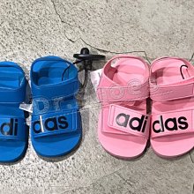 【Dr.Shoes 】Adidas Beach Sandal 小童 休閒 涼鞋 運動 拖鞋 粉CG6602藍CG6603