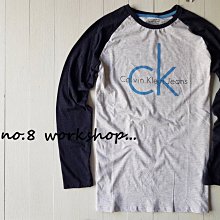 ☆【CK男生館】☆【Calvin Klein logo長袖T恤】☆【CK002L3】KIDS/青年版(L)