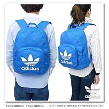 南 現 Adidas CLASSIC 愛迪達 運動後背包 寶藍色 OG 三葉草 G84826 基本款 男女