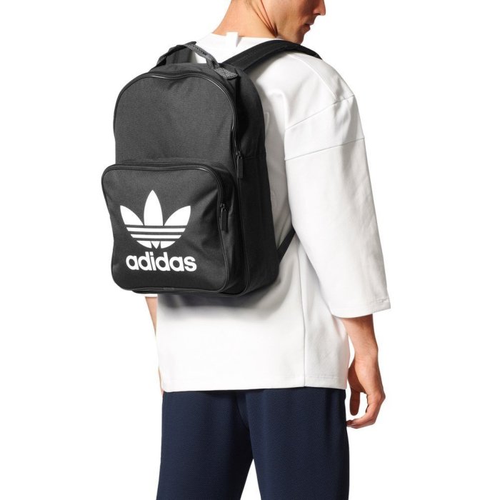 【QUEST】現貨 ADIDAS ORIGINALS BACKPACK 經典 大LOGO 三葉草 後背包 BK6723