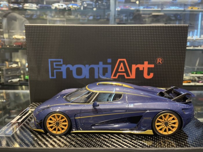 吉華科技＠ 1/18 FrontiArt Koenigsegg Regera Blue Tinted Carbon