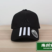 南◇現  ADIDAS CAP COTTON 可調式運動帽子 愛迪達老帽 黑白色 電繡刺繡三條線 S98156