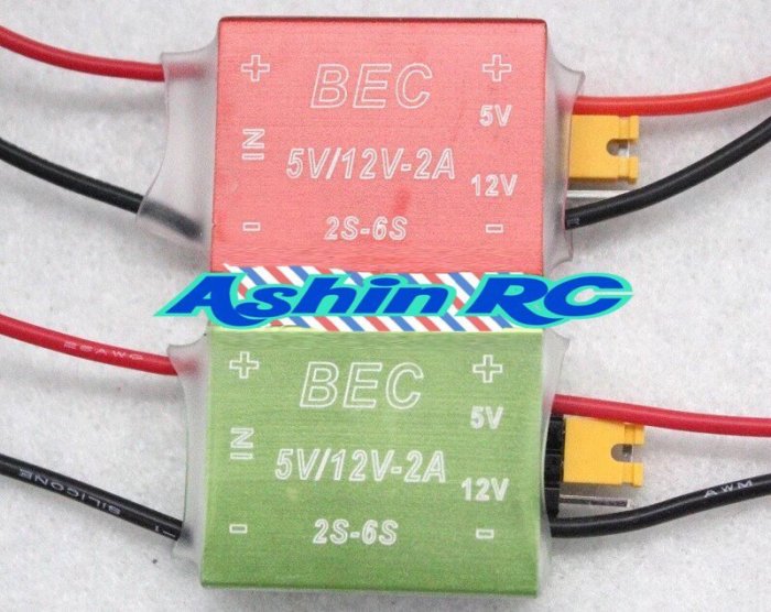 電源模組2-6S 多軸FPV圖傳飛控供電5V-12V單路可選/跳線UBEC