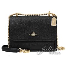 【茱麗葉精品】全新精品 COACH 專櫃商品 C9949 Mini Klare 防刮皮革肩斜背鍊包.黑 現貨