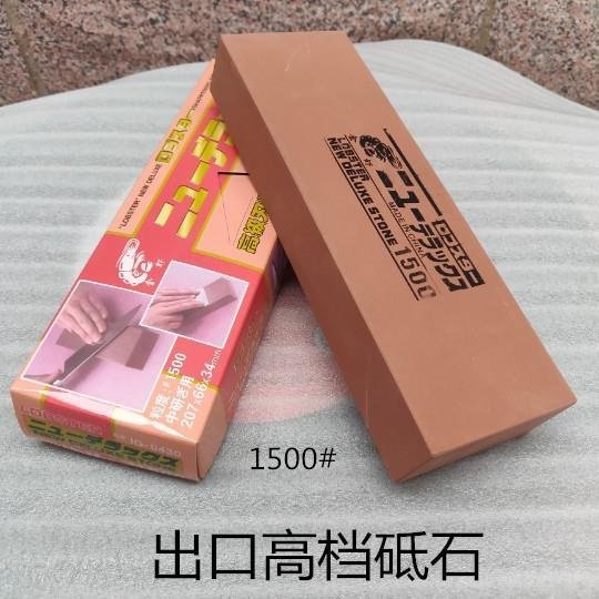 磨刀器1000目1500目白剛玉磨刀石磨刀器家用油石砥工廠