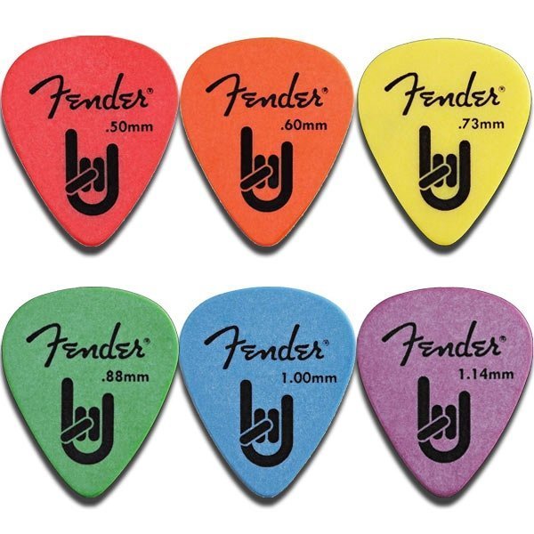 ☆ 唐尼樂器︵☆ Fender Rock-On 烏克麗麗/木吉他/電吉他/電貝斯 Bass PICK 彈片