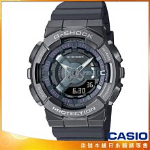 【柒號本舖】CASIO 卡西歐G-SHOCK 數位雙顯金屬電子錶-IP黑 / GM-S110B-8A (台灣公司貨)