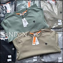 SaNDoN x『Timberland』復古色經典LOGO裹毛字母大學TEE 230920