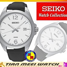 【全新原廠SEIKO】簡約設計大錶徑皮帶石英腕錶 SUR213P1【天美鐘錶店家直營】【下殺↘超低價有保固】