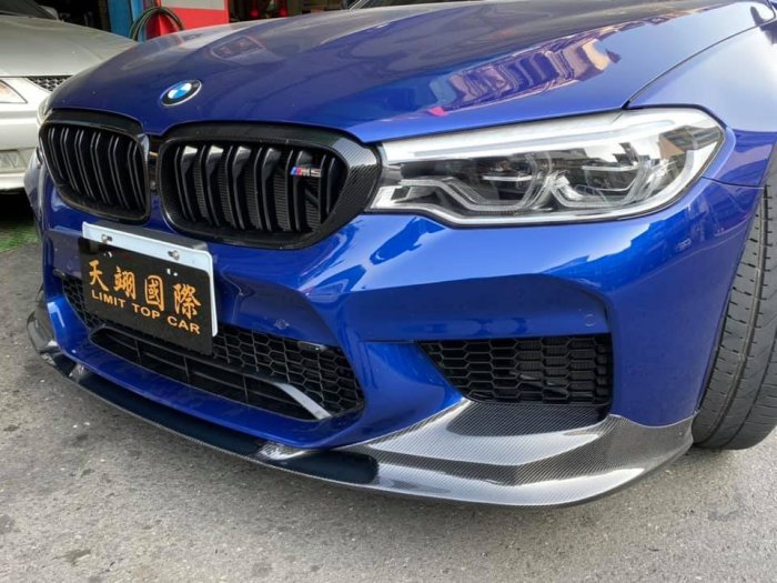 【天翊國際】BMW F90 M5 3D款 抽真空 碳纖維 前下巴