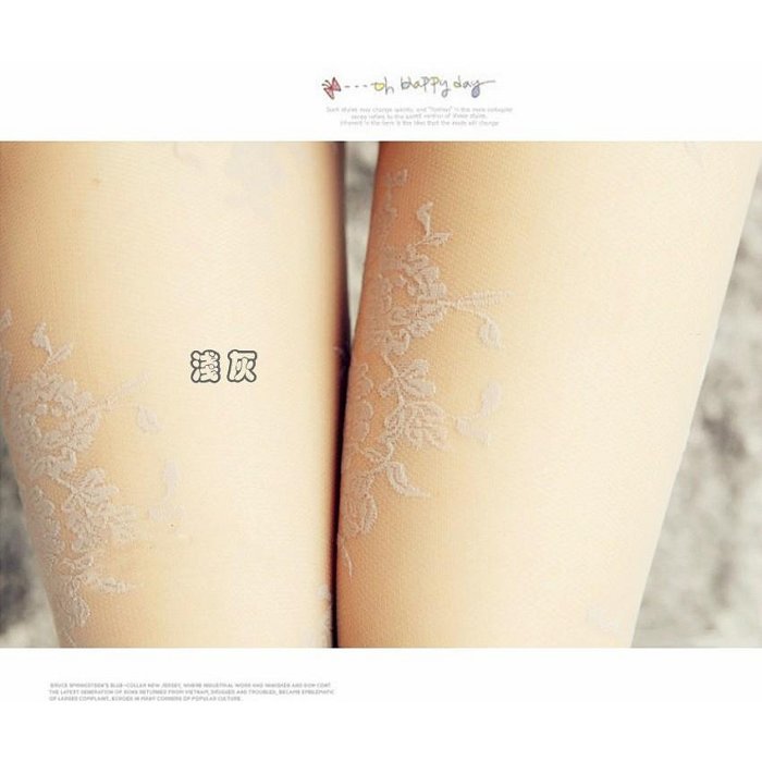 【APH1063】日本單甜美植絨花朵蕾絲性感透膚褲襪‧7色(現+預)
