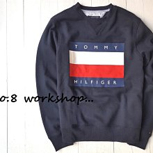 【TH男生館】【TOMMY HILFIGER大LOGO長袖T恤/大學T】【TOM002G5】(XL)