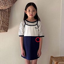 S~XL ♥洋裝(NAVY) URRR-2 24夏季 URR240502-109『韓爸有衣正韓國童裝』~預購