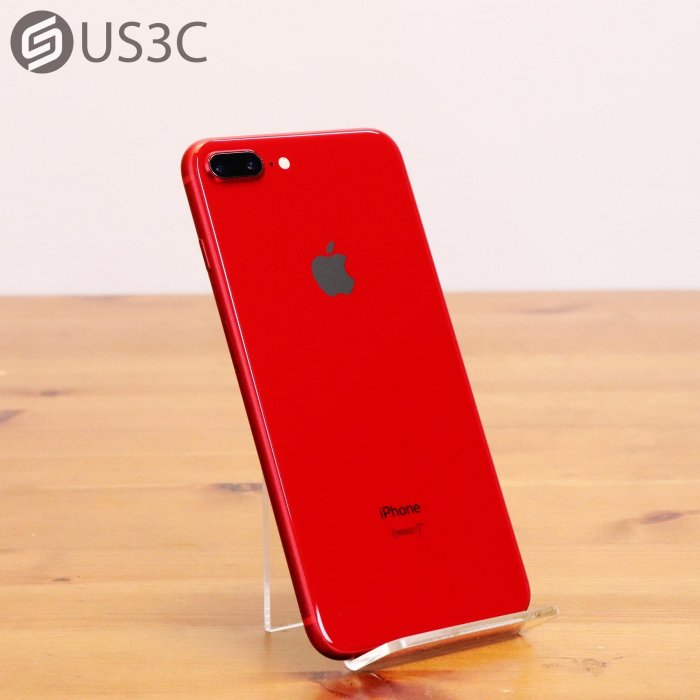 【US3C-板橋店】台灣公司貨 Apple iPhone 8 Plus i8+ 64G 5.5吋 紅色 4G手機 指紋辨識 1200萬畫素 UCare保固3個月