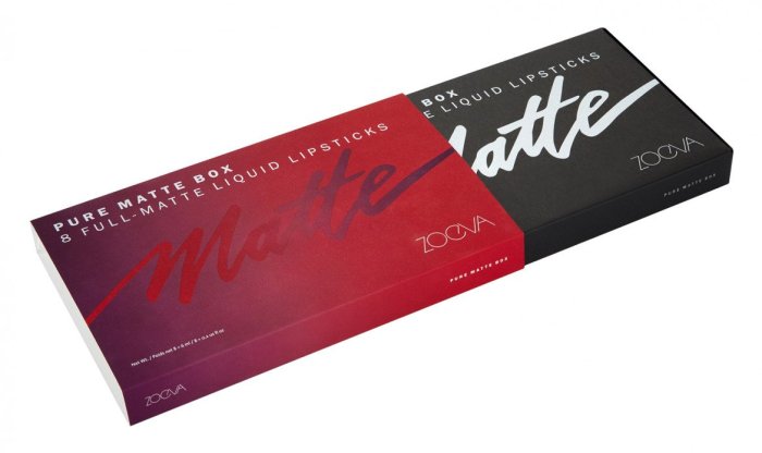 英國代購 ZOEVA 八色唇釉組 Pure Matte Lips lipstick box 專櫃正品