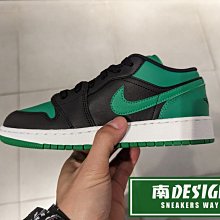 南🔥2023 4月 NIKE AIR JORDAN 1 LOW GS LUCKY 大童 女款 黑綠553560-065