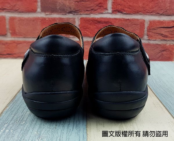 【琪琪的店】dispon DOS 地之柏 淑女鞋 真皮 高質感 貴氣 輕量 休閒鞋 娃娃鞋 黑色 台灣製 825421