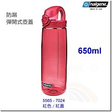 NALGENE 美國製 650cc OTF運動水壺 5565-7024 水壺 耐摔 防漏 不含環境荷爾蒙-雙酚A 喜樂屋