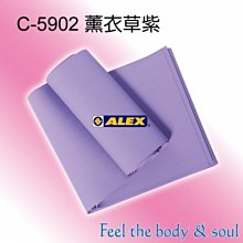 ALEX 丹力C-5902 薰衣草紫 新式彈力帶 體適能訓練 12cm×180cm×0.5mm 台灣造 喜樂屋戶外